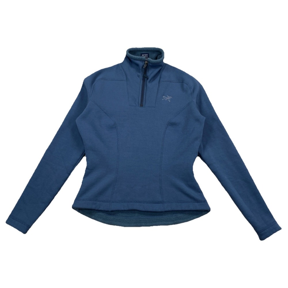Arc'teryx 1/4 Zip Fleece Pullover Blue Canada Women's XS